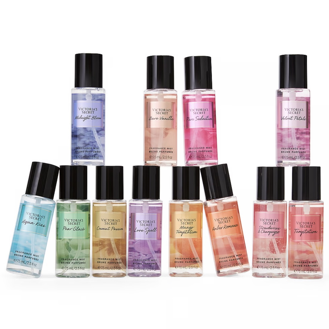 Kit Edição Especial Victoria's Secret Miniaturas - 12 unidades