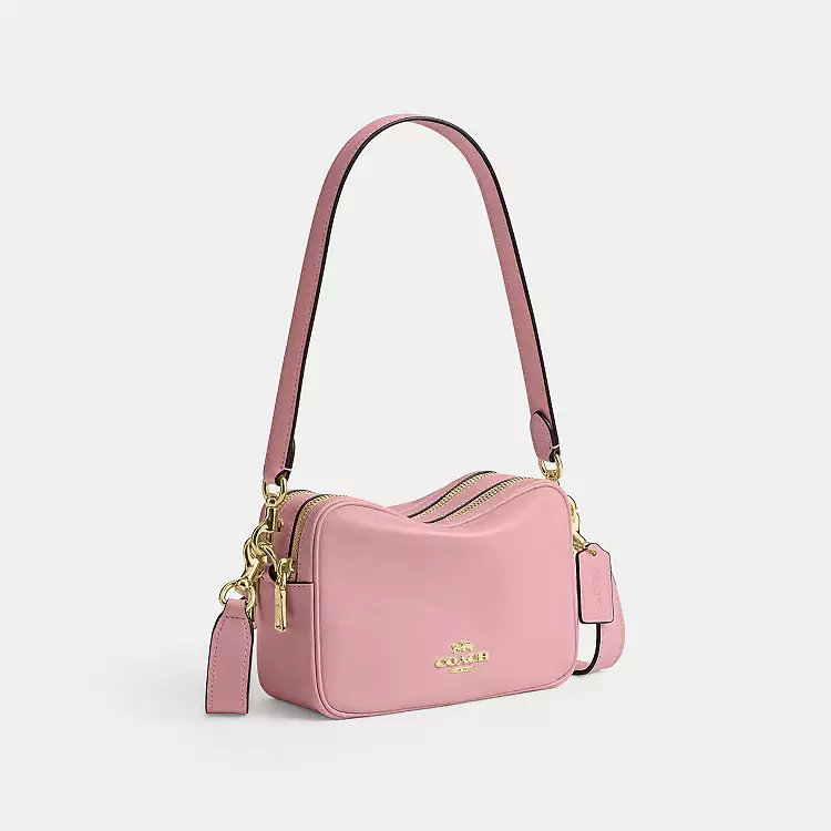 COACH Mini Carey Crossbody Bag Cor Soft Pink - Beleza Pura Cosméticos