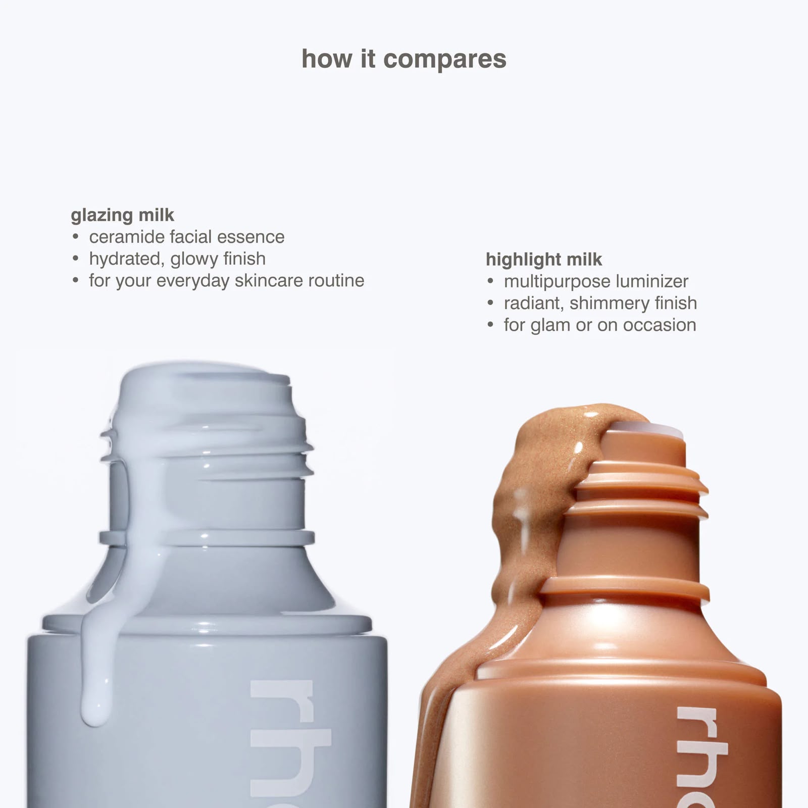 rhode Highlight Milk Multipurpose Luminizer Color 03- pearly warm