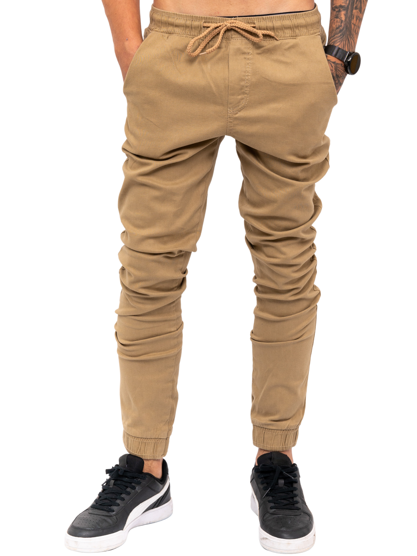 Calça jogger shops masculina marrom