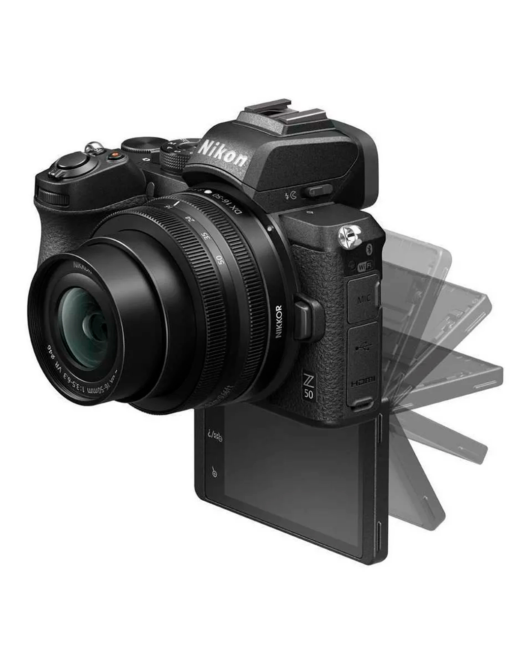 Amazon | Nikon - Z50 Mirrorless 4K Video Camera with NIKKOR