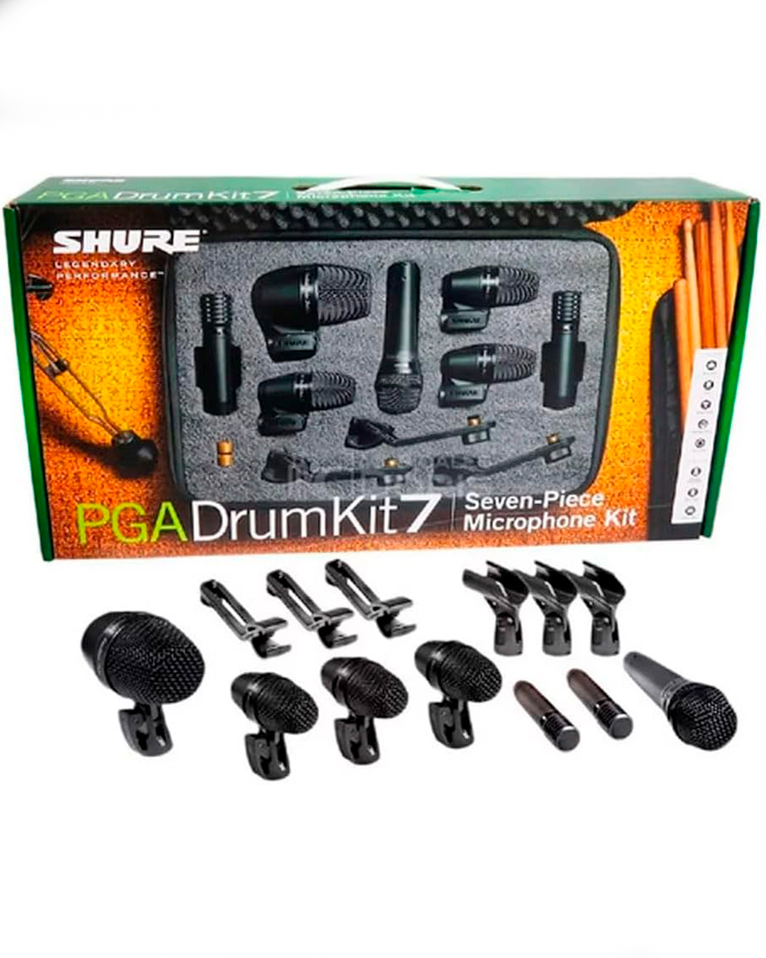 Kit De Microfone Para Bateria Pga Drum Kit7 - Mais Store