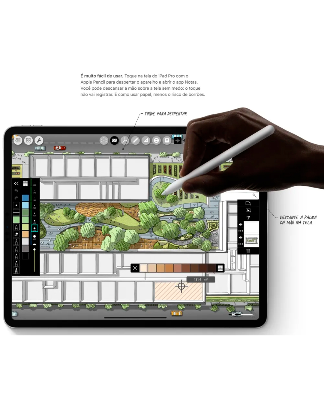 Apple Pencil 2ª Geração – Caneta Stylus para iPad - Mais Store