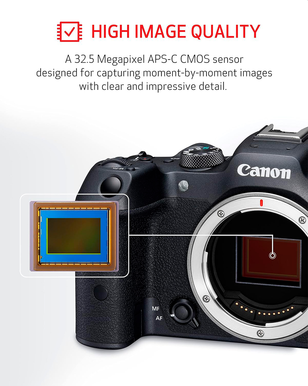 Câmera Canon EOS R7 32.5MP 3.0 - Mais Store