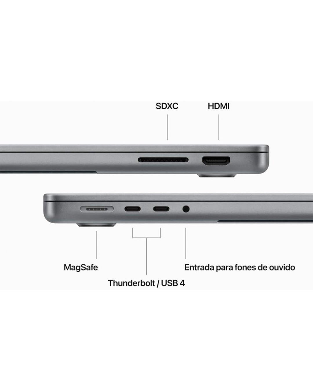 MacBook Pro M3 Pro 2023 512gb SSD 18gb Ram 14.2 - Mais Store