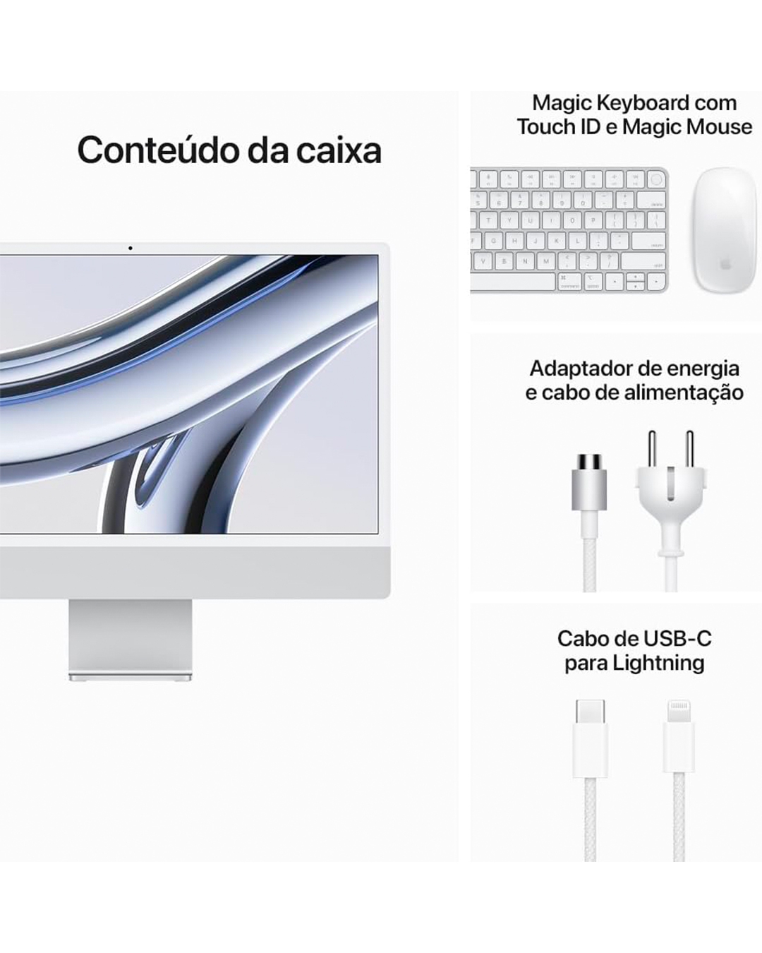 iMac Apple M3 2023 256gb/8gb ram 24