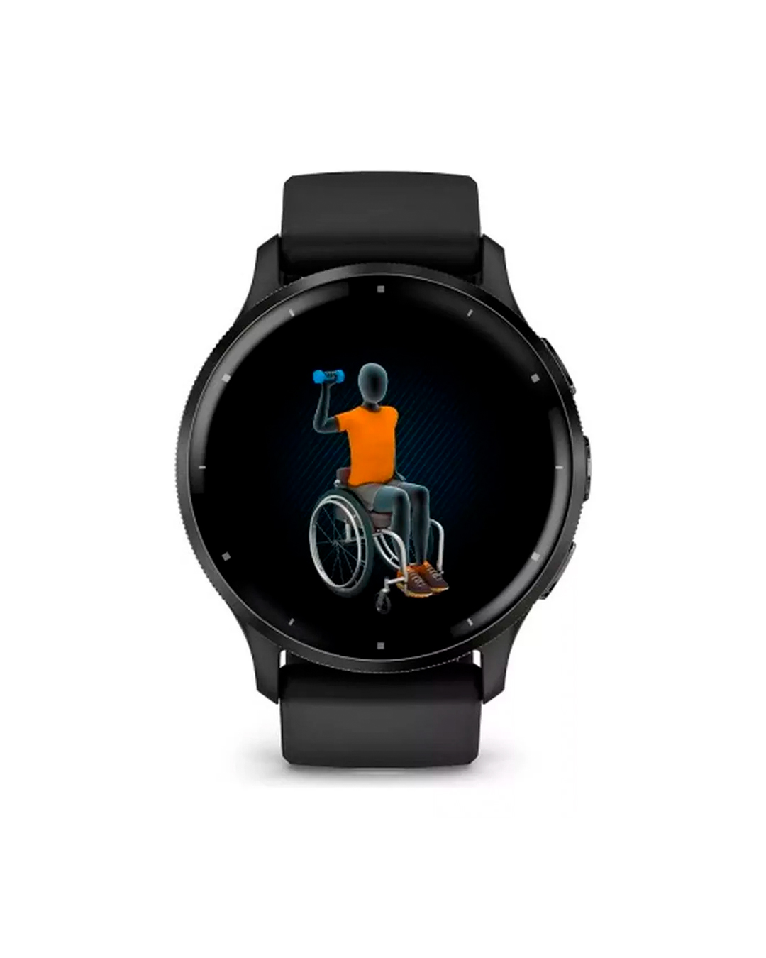 Relógio Garmin Venu 3 - Black Slate - 010-02784-01 - Mais Store