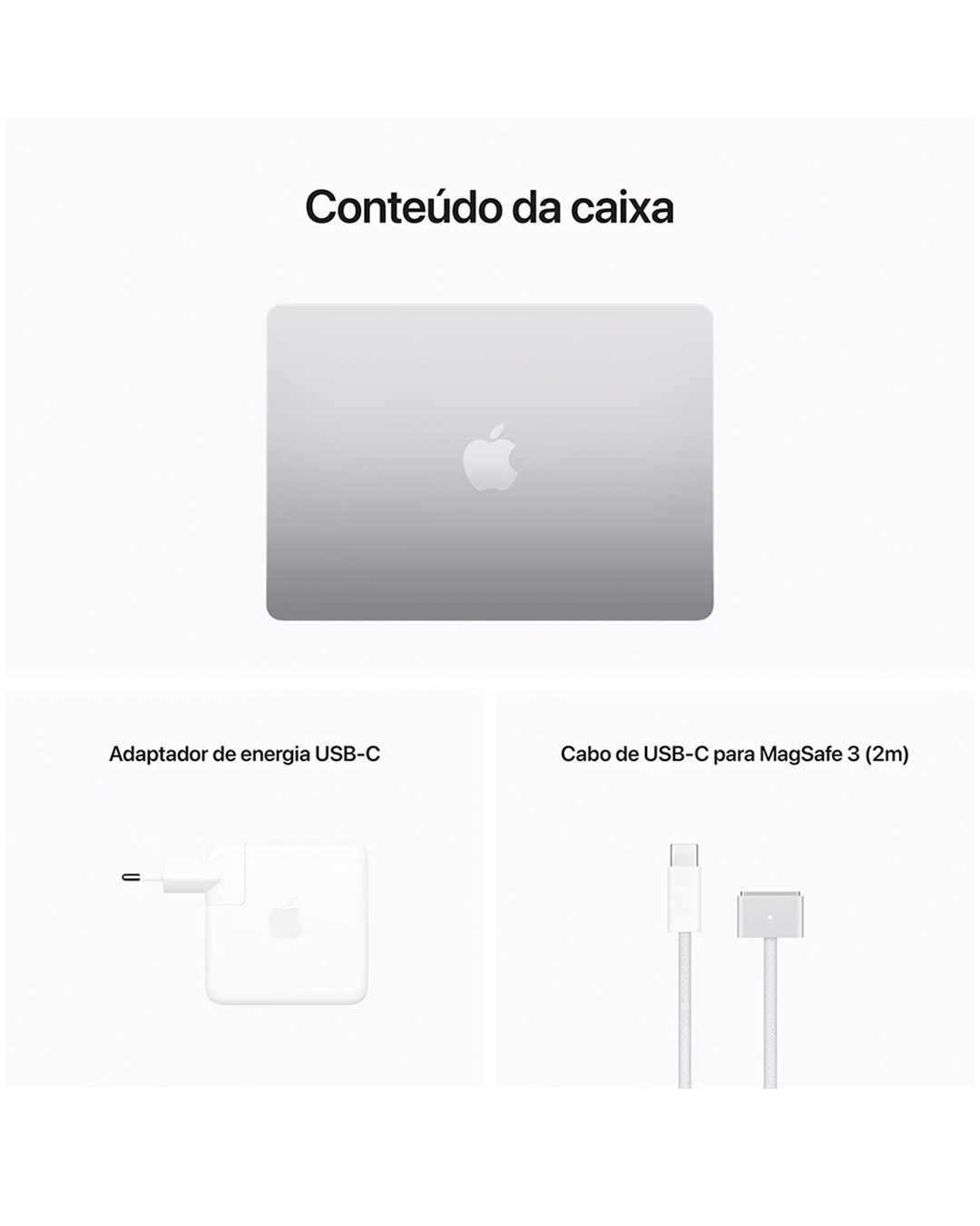MacBook Air M3 2024 8GB 512GB 13.6 - Mais Store