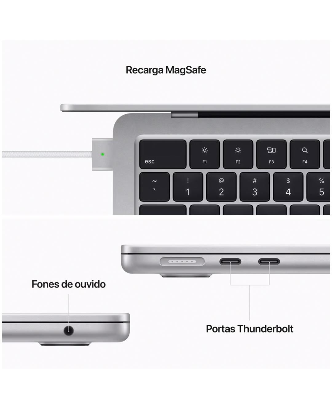 MacBook Air M3 2024 16GB 512GB 13.6 - Mais Store MacBook Air M3 2024 16GB 512GB 13.6 - Mais Store