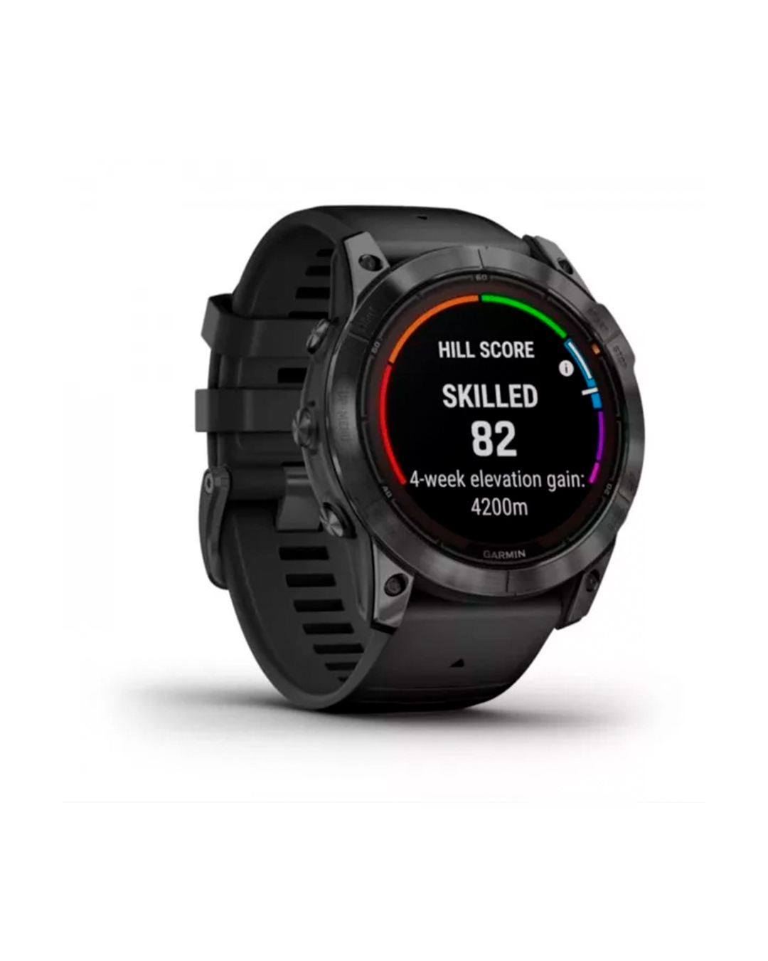 Relógio Garmin Fenix 7X Pro Solar - Slate Grey com Black Band