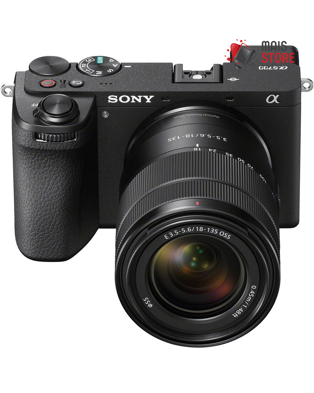 Câmera Sony A6700 (ILCE-6700M) KIT 18-135MM Black - Mais Store