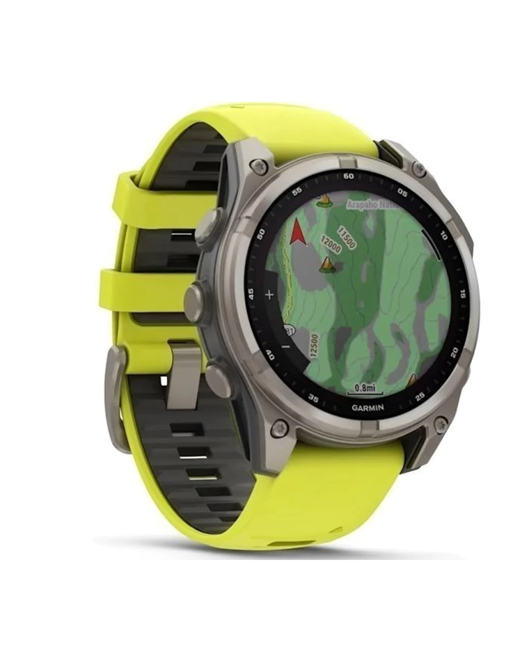 Relógio Garmin Fenix 8 47mm Solar Sapphire - Yellow 01002906-20