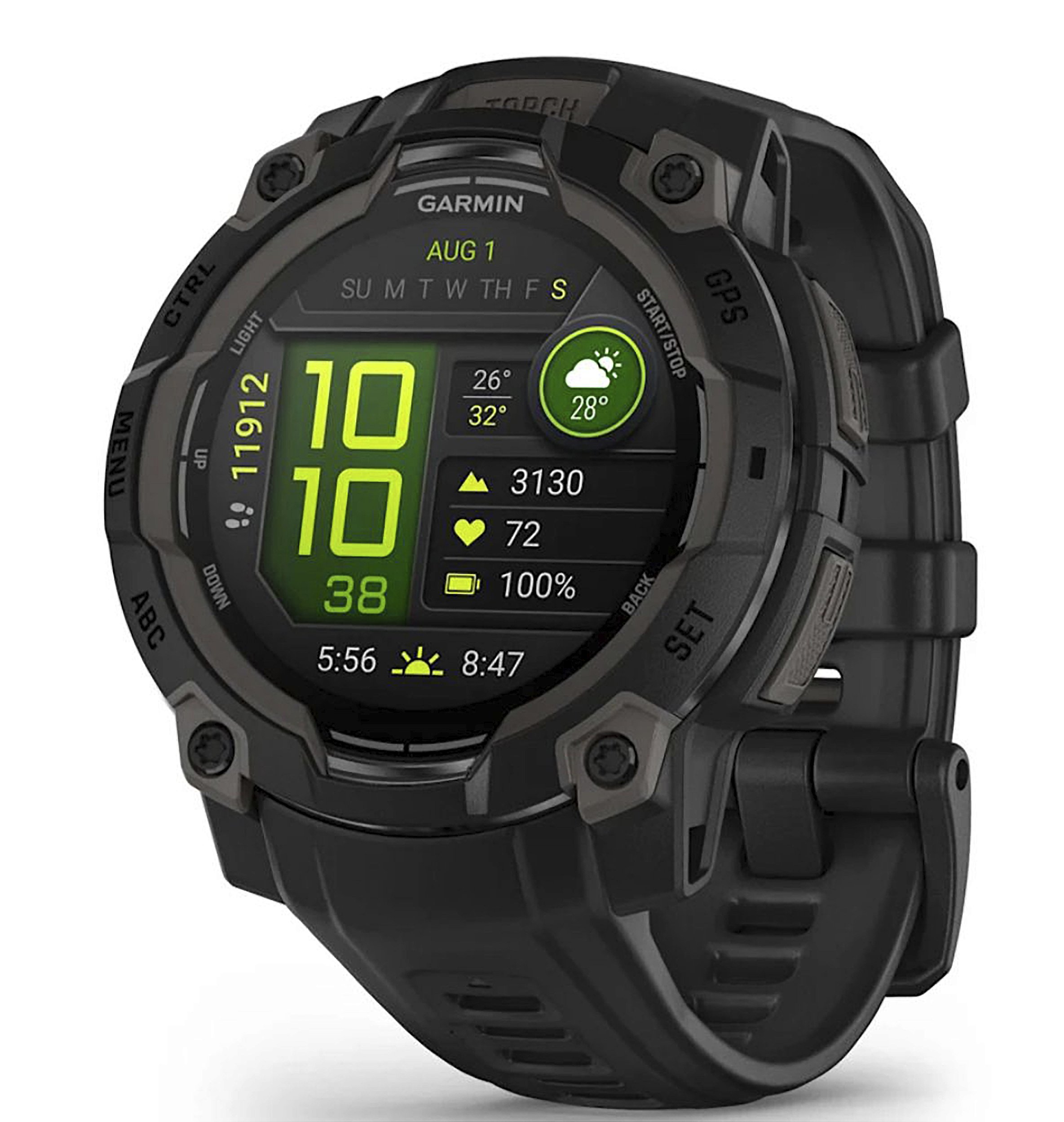 Relógio Garmin Instinct 3 45mm AMOLED - Preto 010-02936-00 - Mais