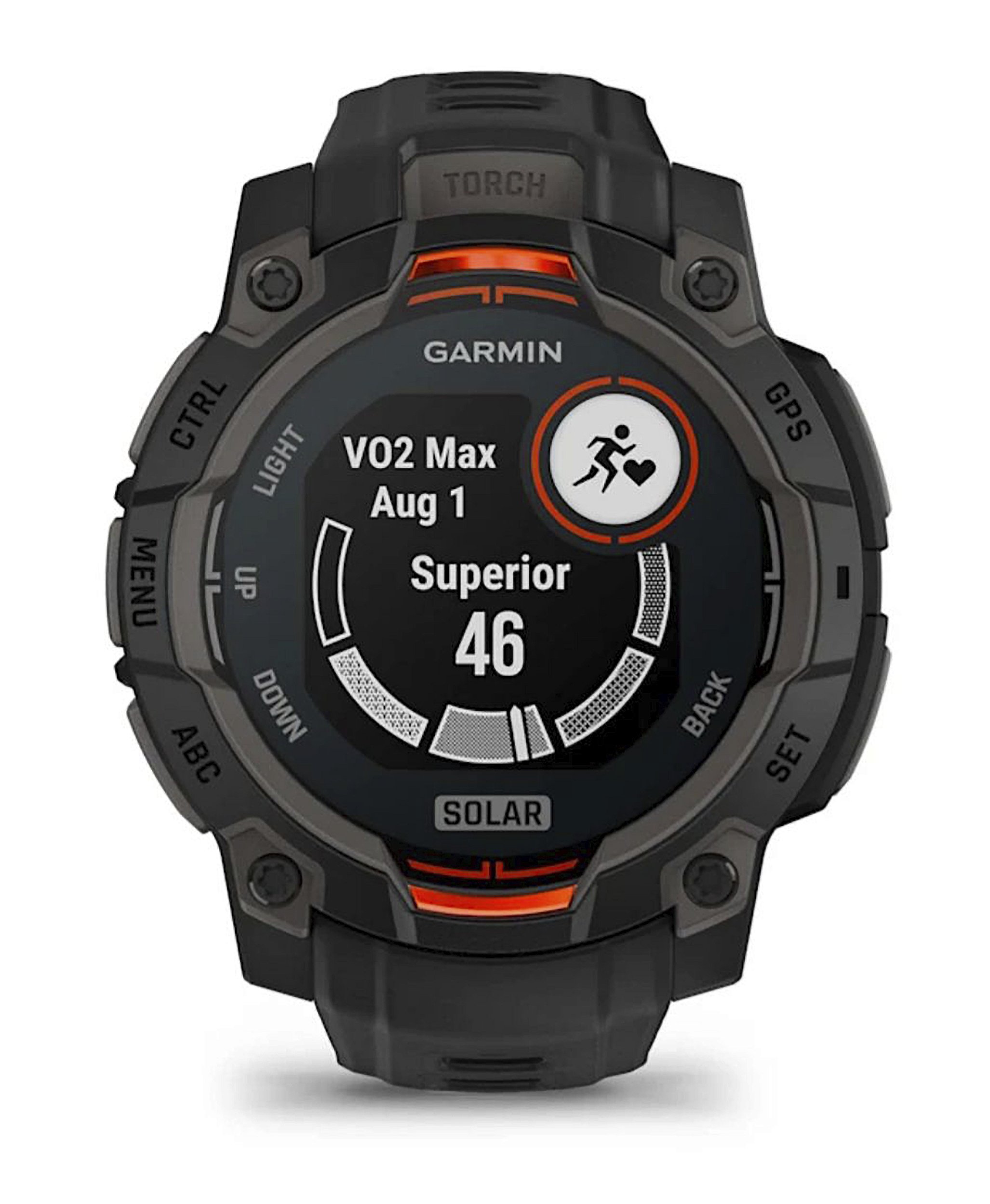 Garmin GPSナビウォッチ ブラック Relógio Garmin Instinct 3 45mm SOLAR - Preto 010-02934-00 - Mais Store