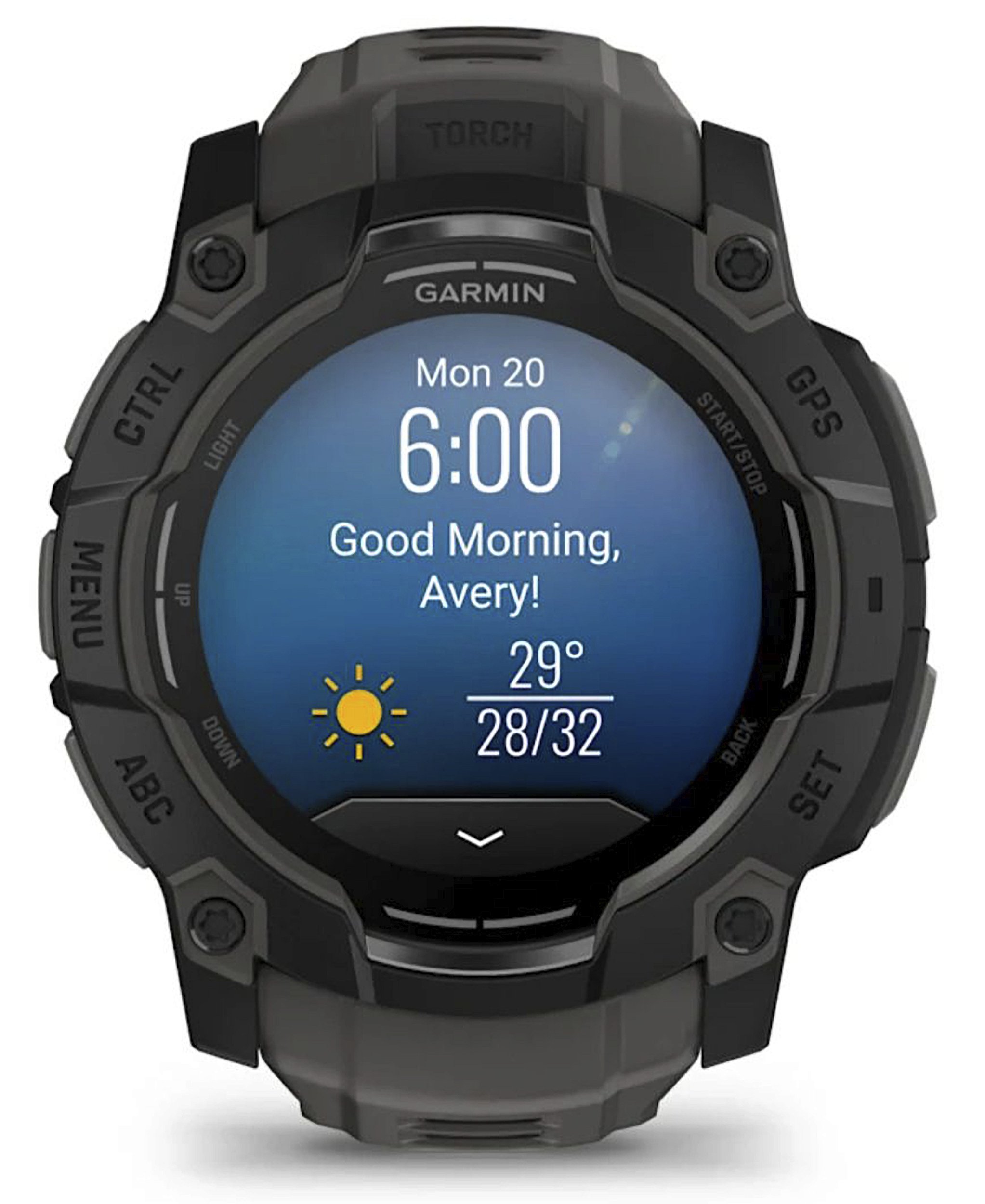 Relógio Garmin Instinct 3 50mm AMOLED - Preto 010-03020-00