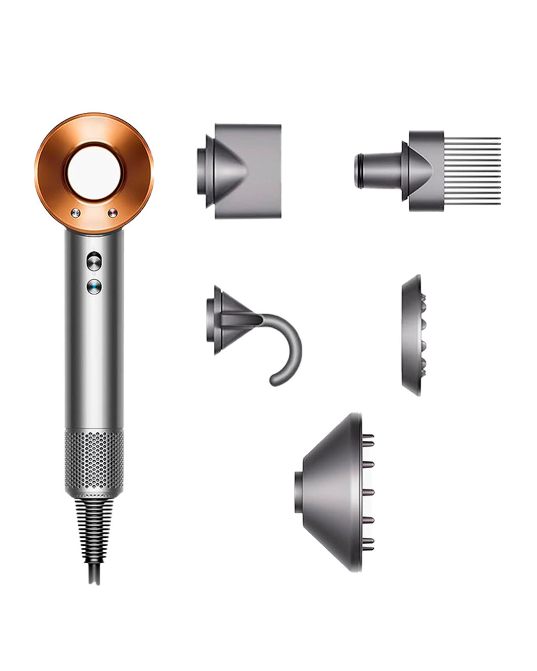Secador de Cabelo Dyson Supersonic HD07 1600 W 110V - Cinza/Marrom