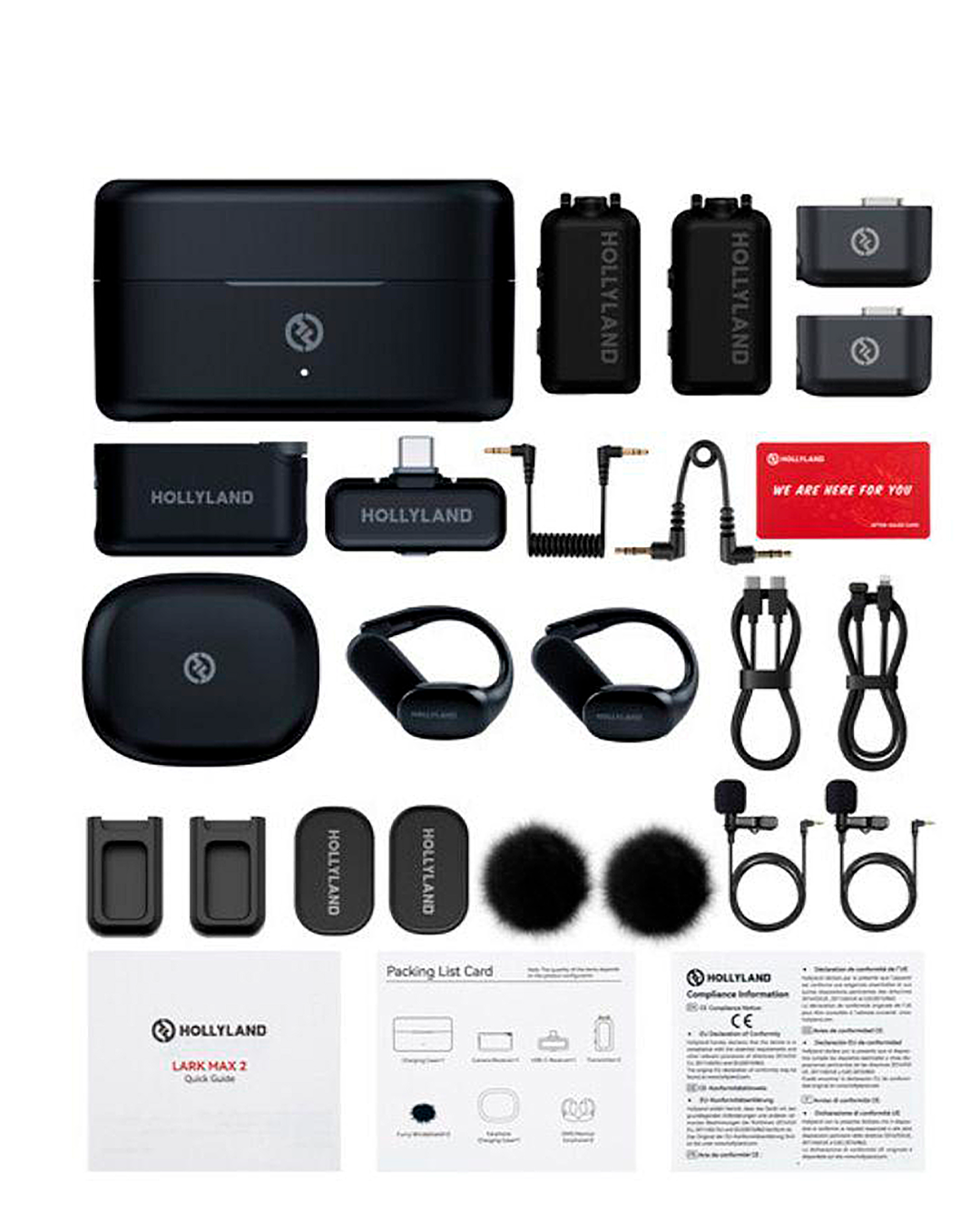 Microfone Hollyland Lark Max 2 Ultimate Combo - Mais Store