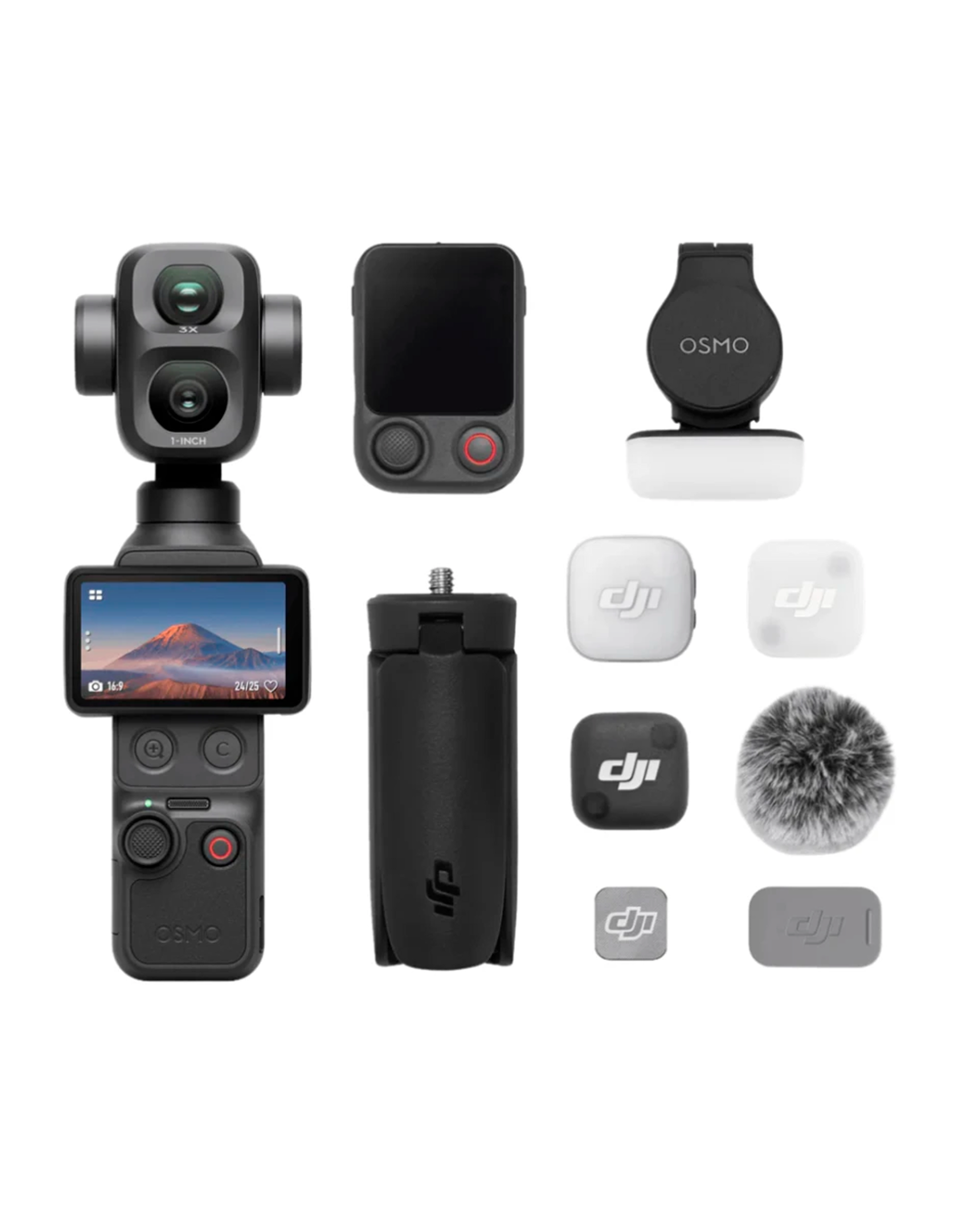 DJI OSMO POCKET 4P VLOG コンボ 新品 Câmera Dji Osmo Pocket 4P Vlog Combo - Mais Store