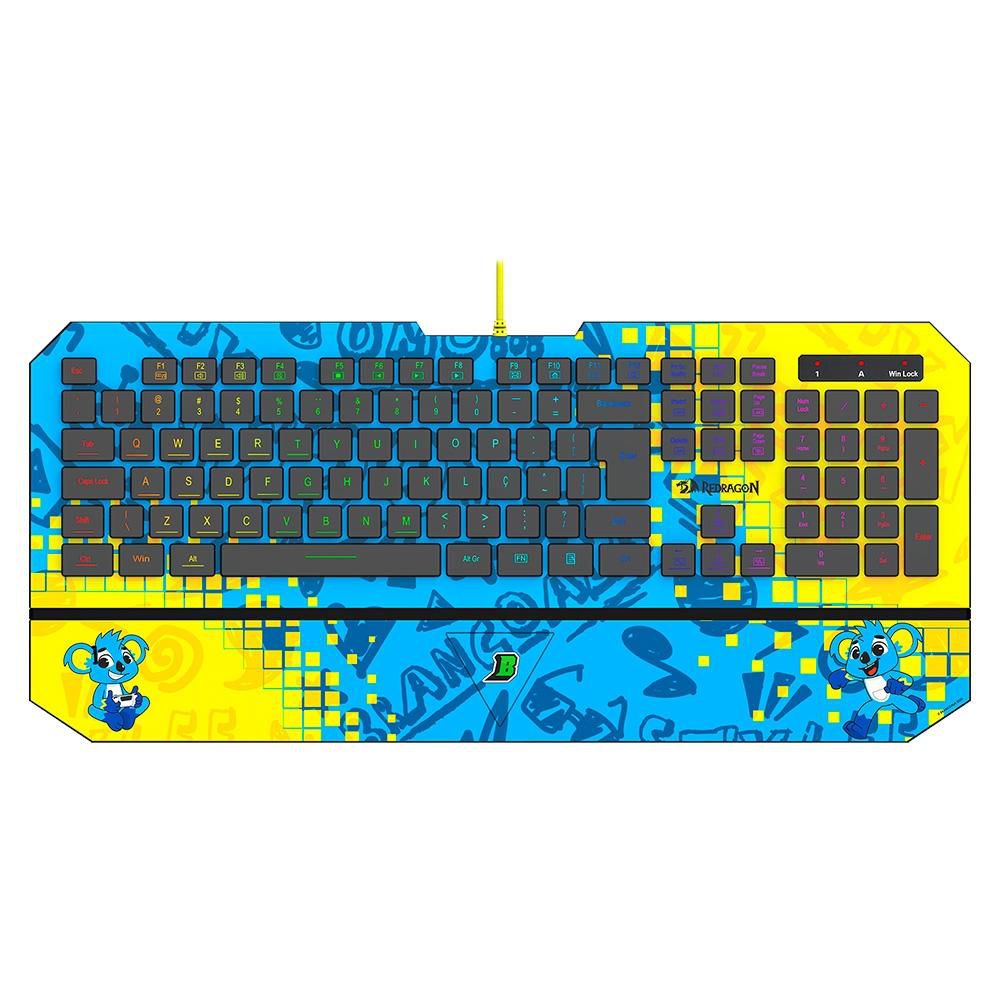 Teclado Redragon Brancoala Karura B502RGB PT - Los Grandes Store, camiseta  brancoala preço - thirstymag.com