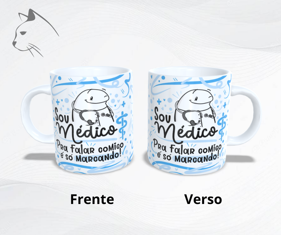 Caneca de Cerâmica Personalizada Flork Memes