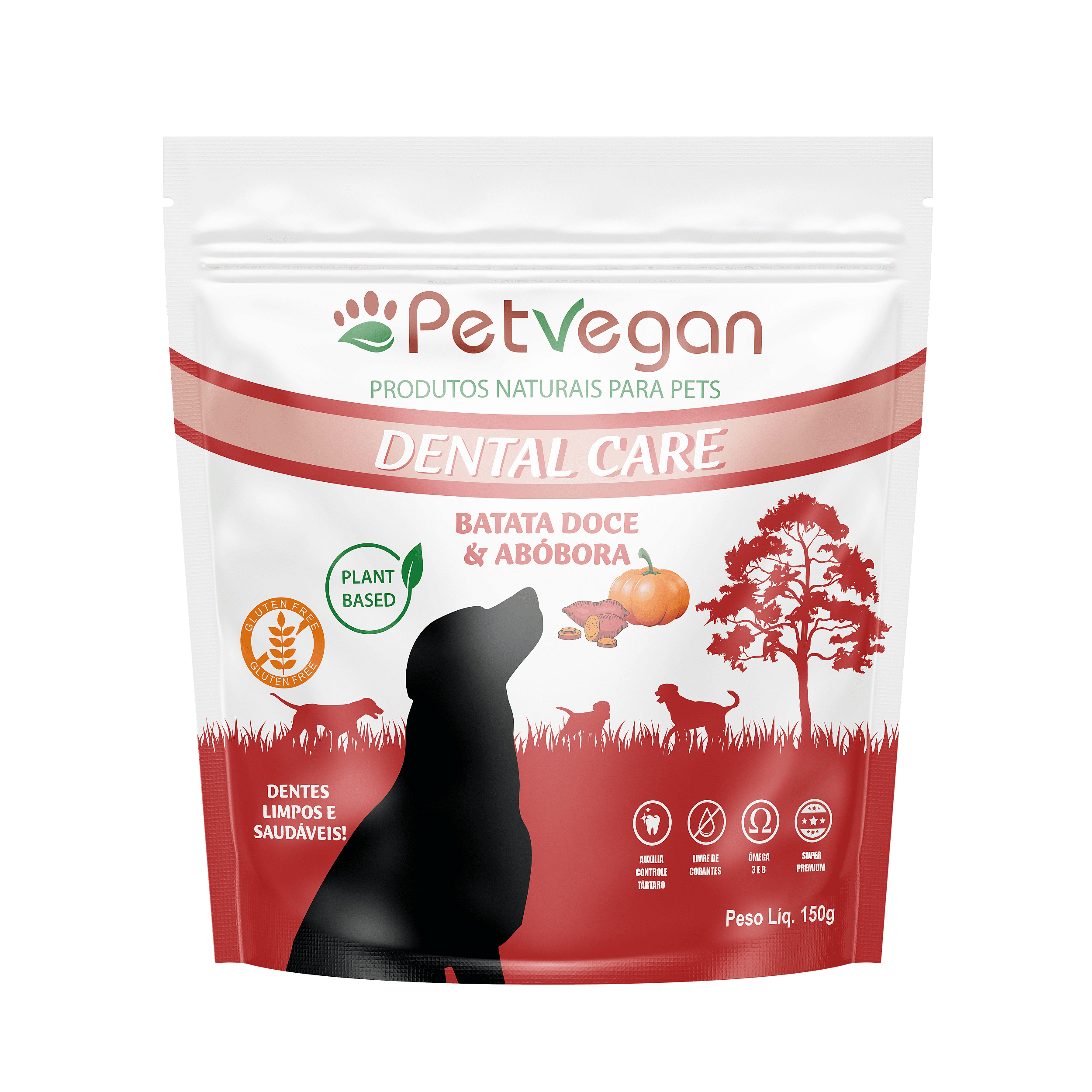 Petisco Natural para Cães - Frango com Batata Doce