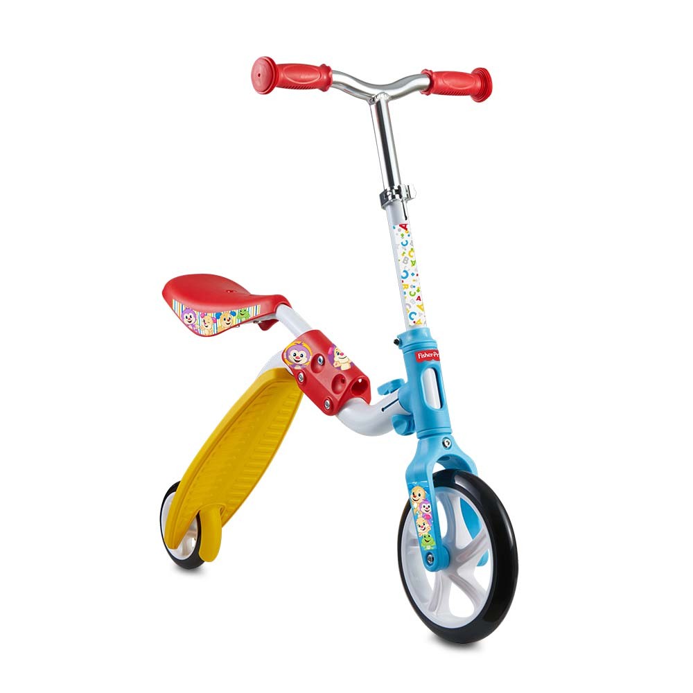 Bicicleta de Equil brio e Patinete 2 Em 1 Fisher Price ES164