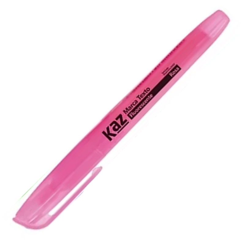 Pincel Marca Texto Kaz Rosa Kz Rs Tebel Suprimentos Sua