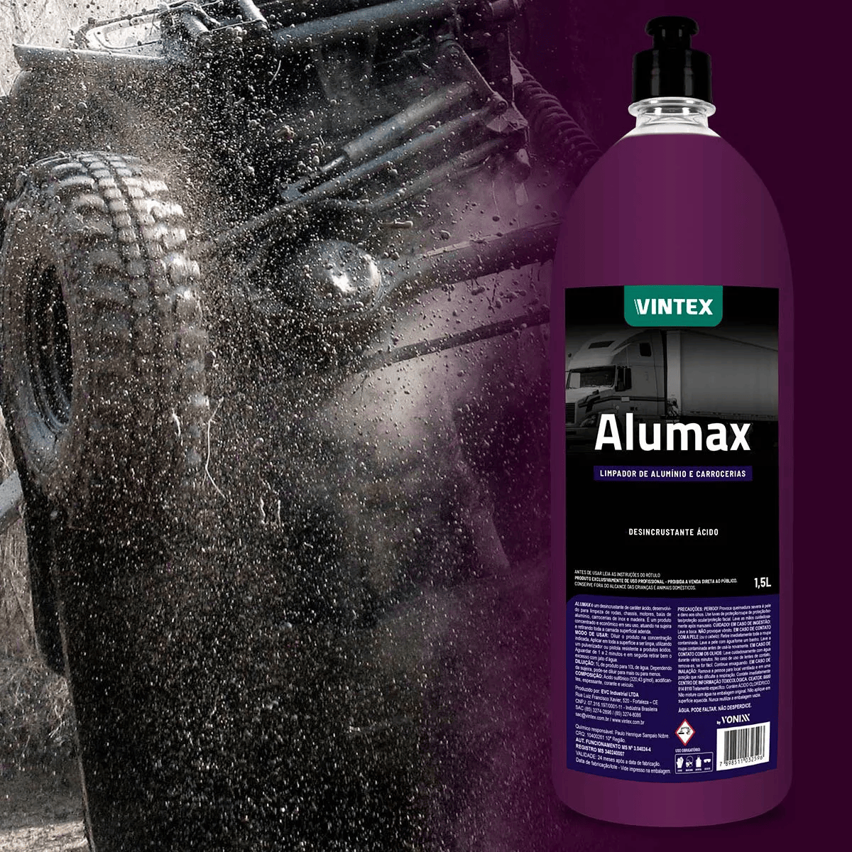 Vonixx Car Clean Maintenance Kit – Removex + Alumax + Ecoblack (3 X 1.5L)
