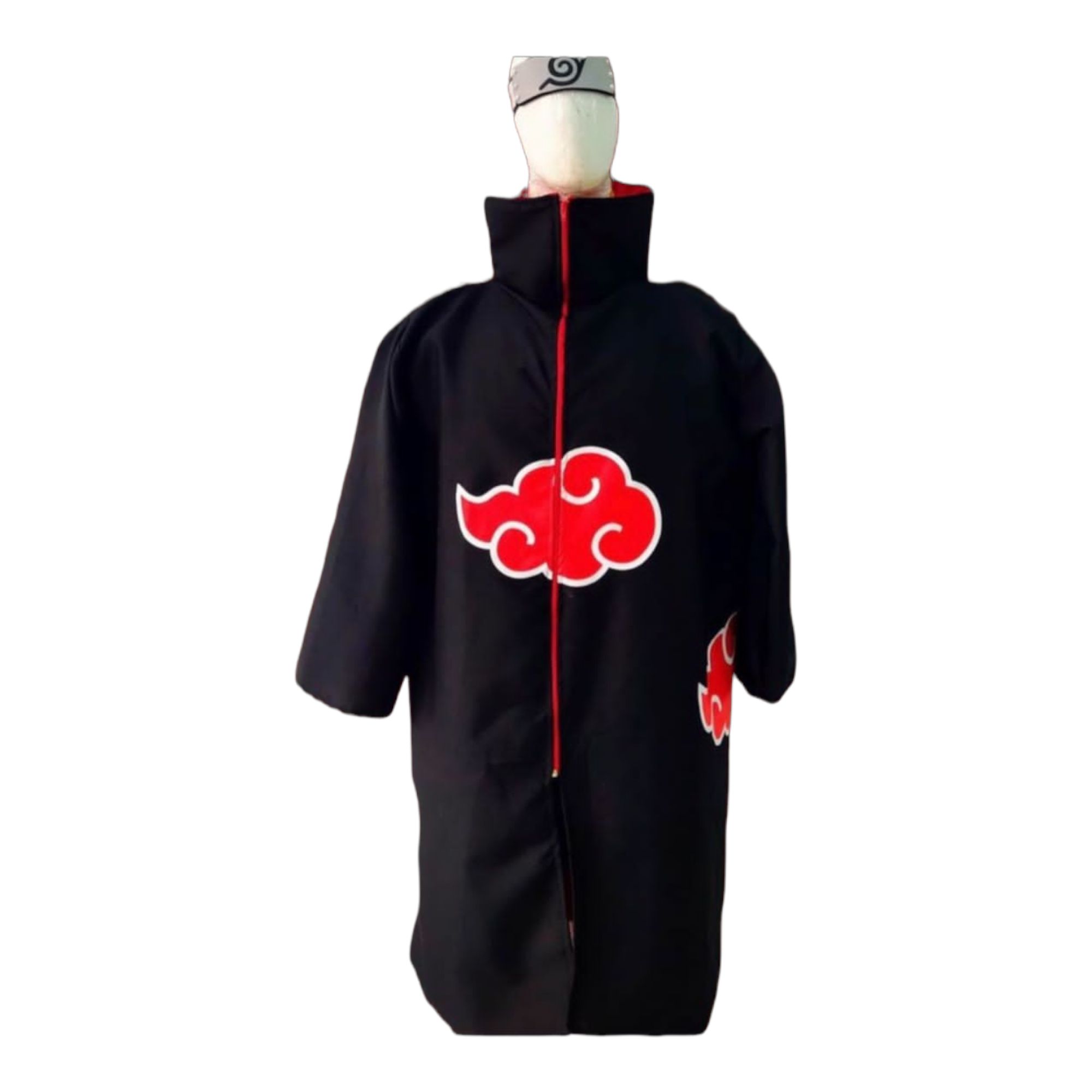 Capa Manto Kigurumi Unissex Adulto Nuvens Vermelha da Akatsuki