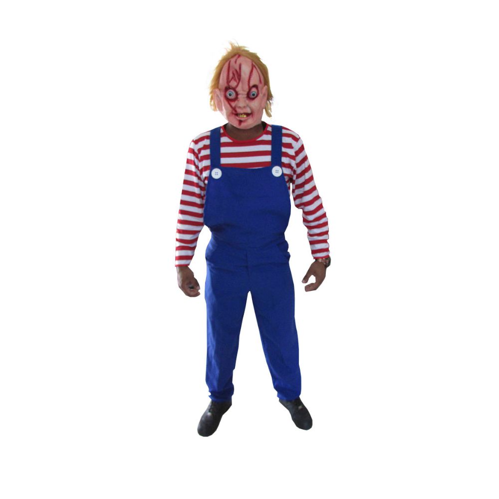 Fantasia Chucky Boneco Assassino Halloween Masculino Adulto