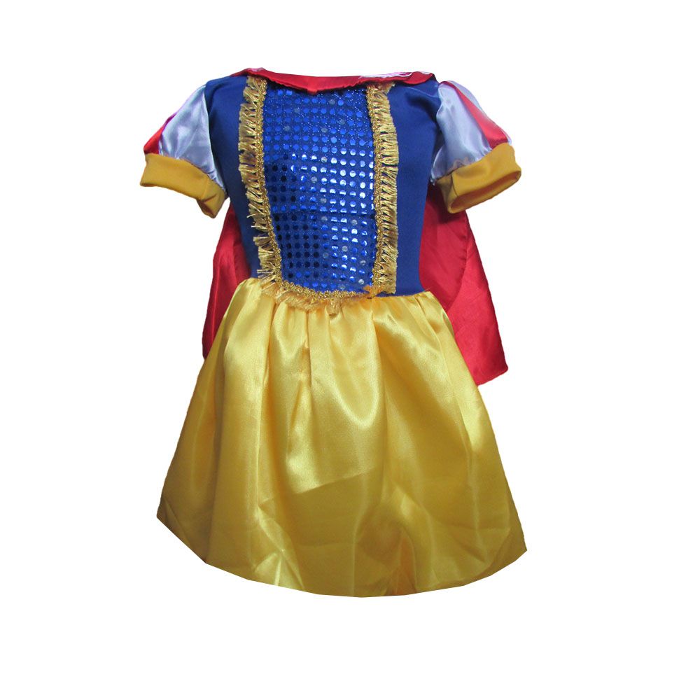 Fantasia Branca de Neve Infantil Bebê Vestido Princesa Festa de ...