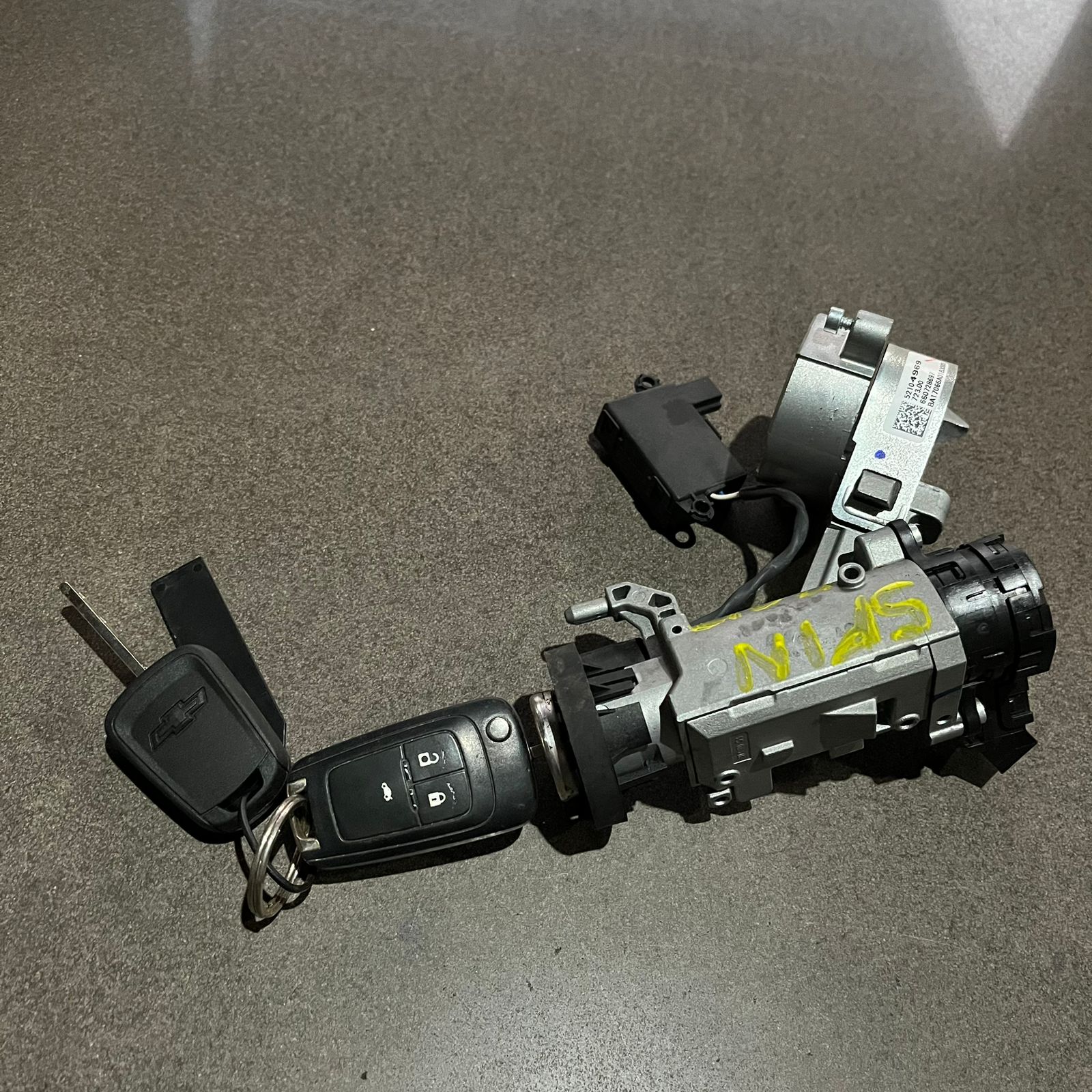 CILINDRO IGNIÇÃO CHEVROLET SPIN LTZ 2018 COM CHAVE CODIGO GM