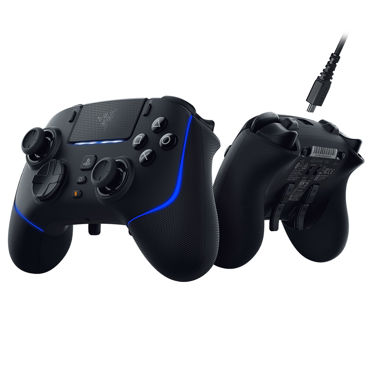 Controle Razer Wolverine V2 Pro para PS5/PC Chroma RGB Wireless - RZ06 ...