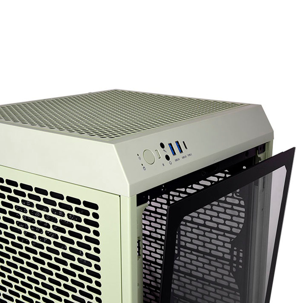 Interior do Thermaltake The Tower 200 Matcha Green