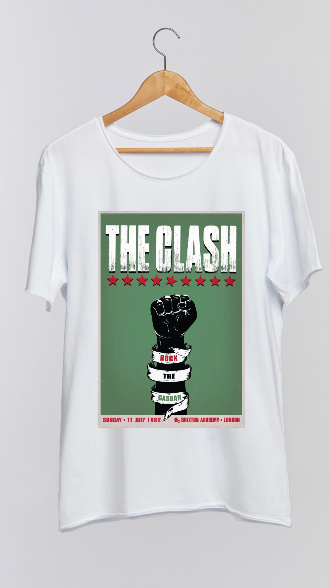 Camiseta the clash hotsell