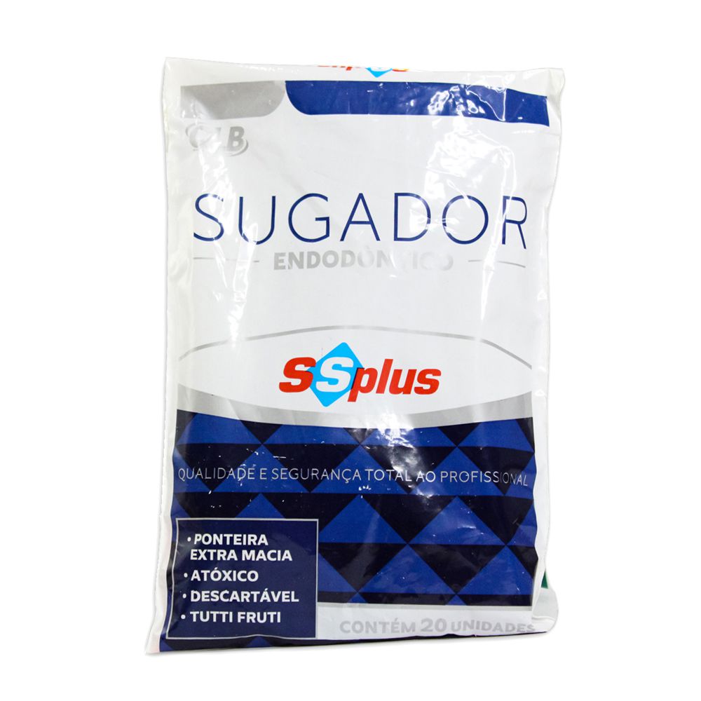 Sugador Endodôntico Descartável Ss Plus 20 Un Qualybless Loja HO