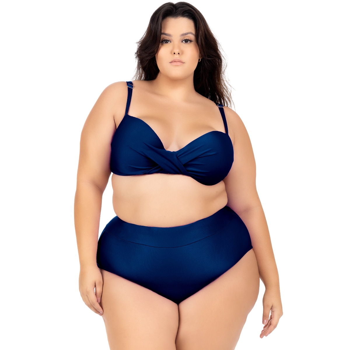 Comprar Biquíni Plus Size Laço com Bojo Removível e Calcinha