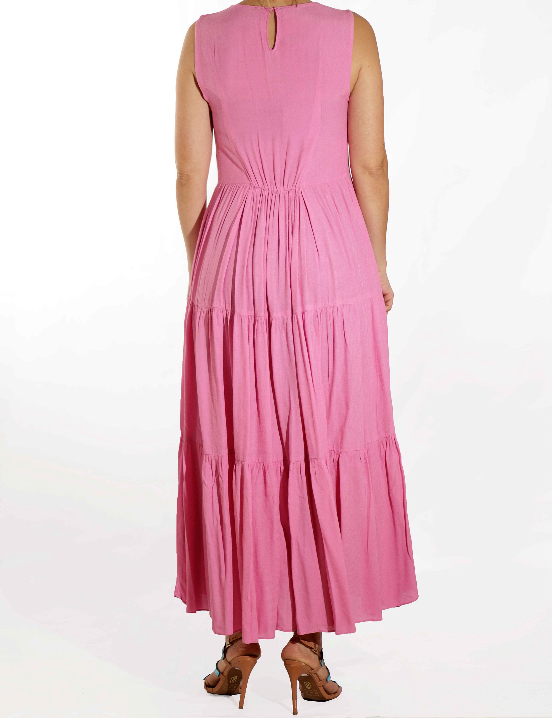 Vestido Longo Zara Rosa Claro - Bhava