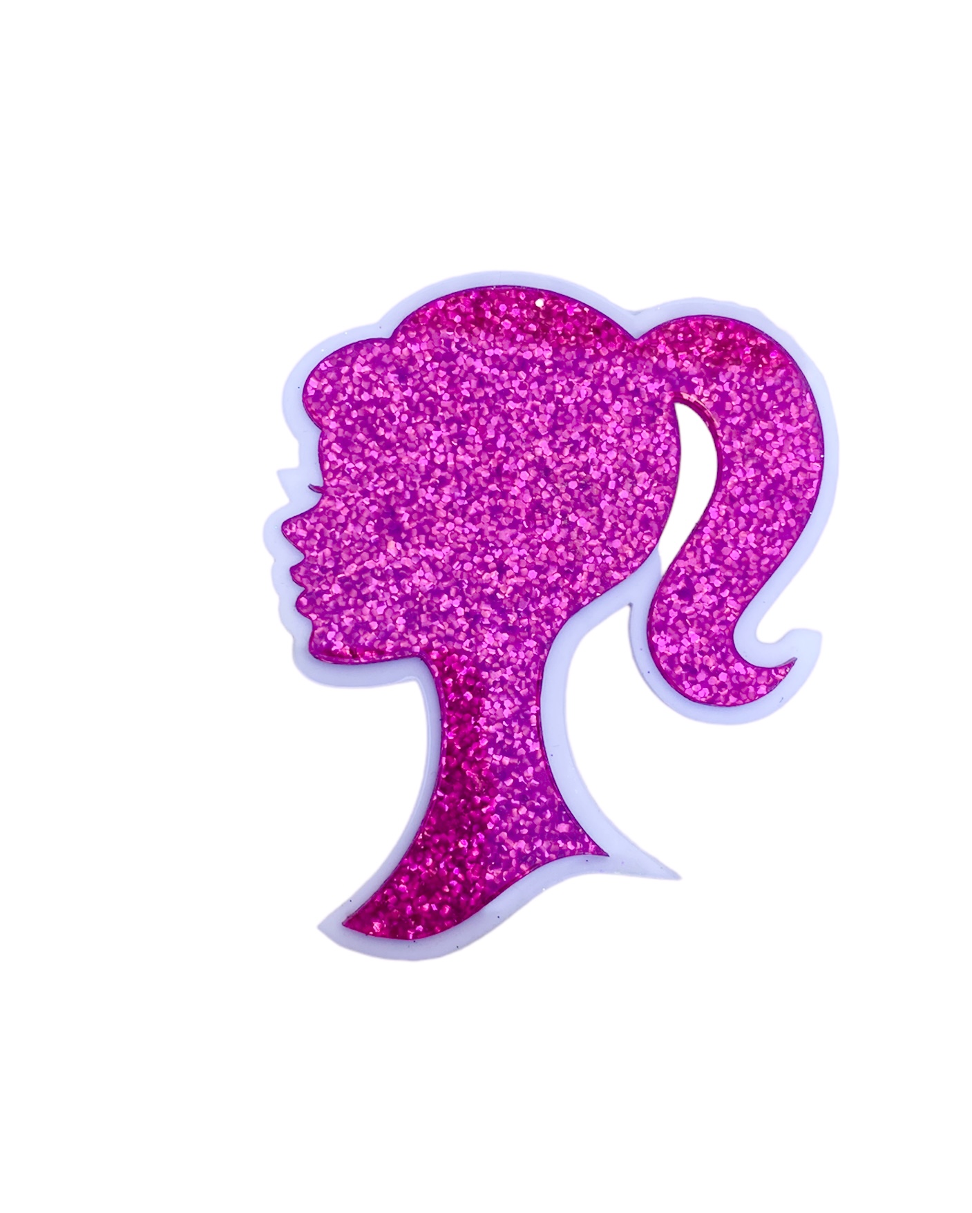 Topo de Bolo Barbie Glitter