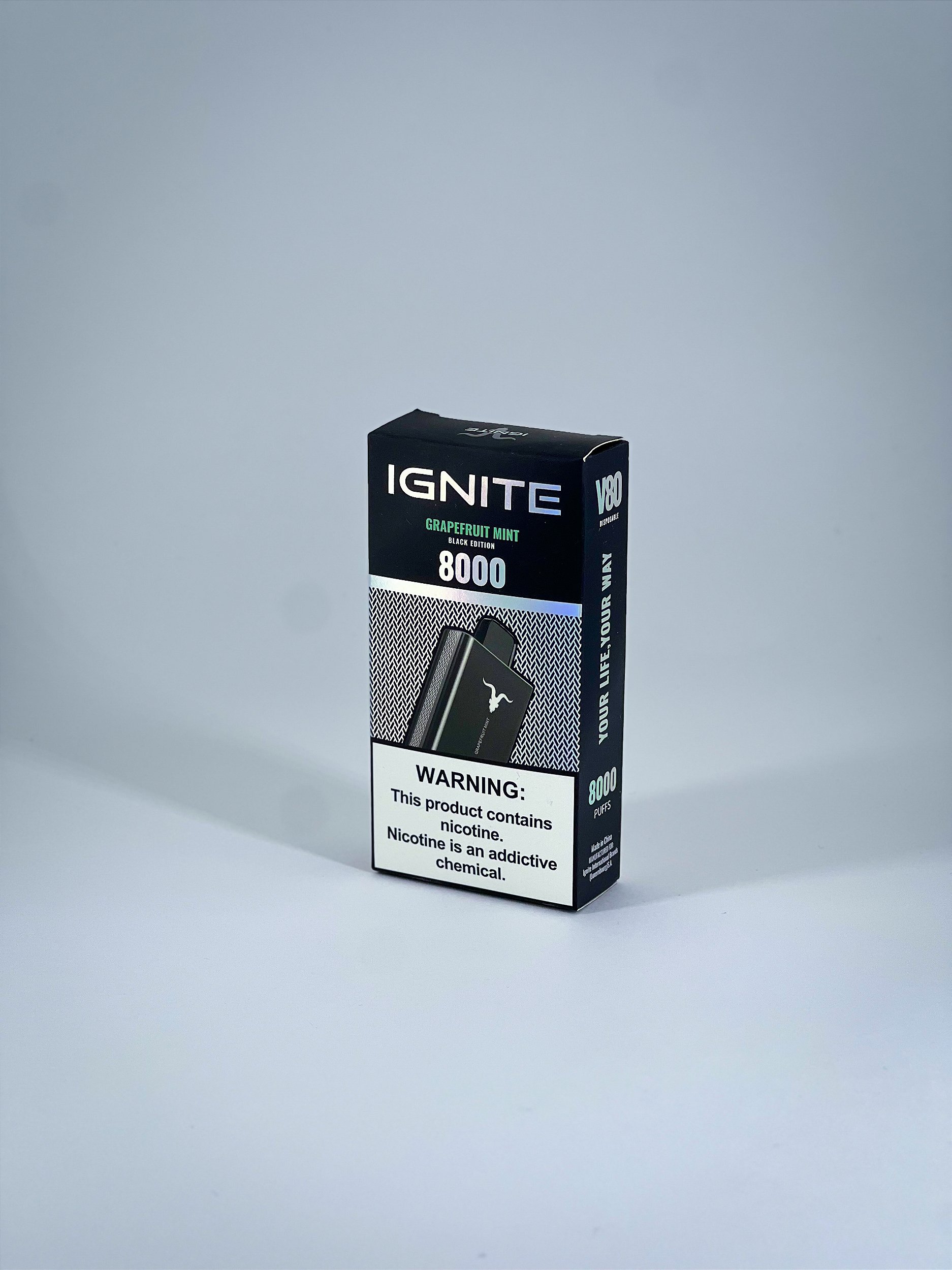 Pod Descartvel - Ignite V80 8000 puffs - Total POD | Maring - PR