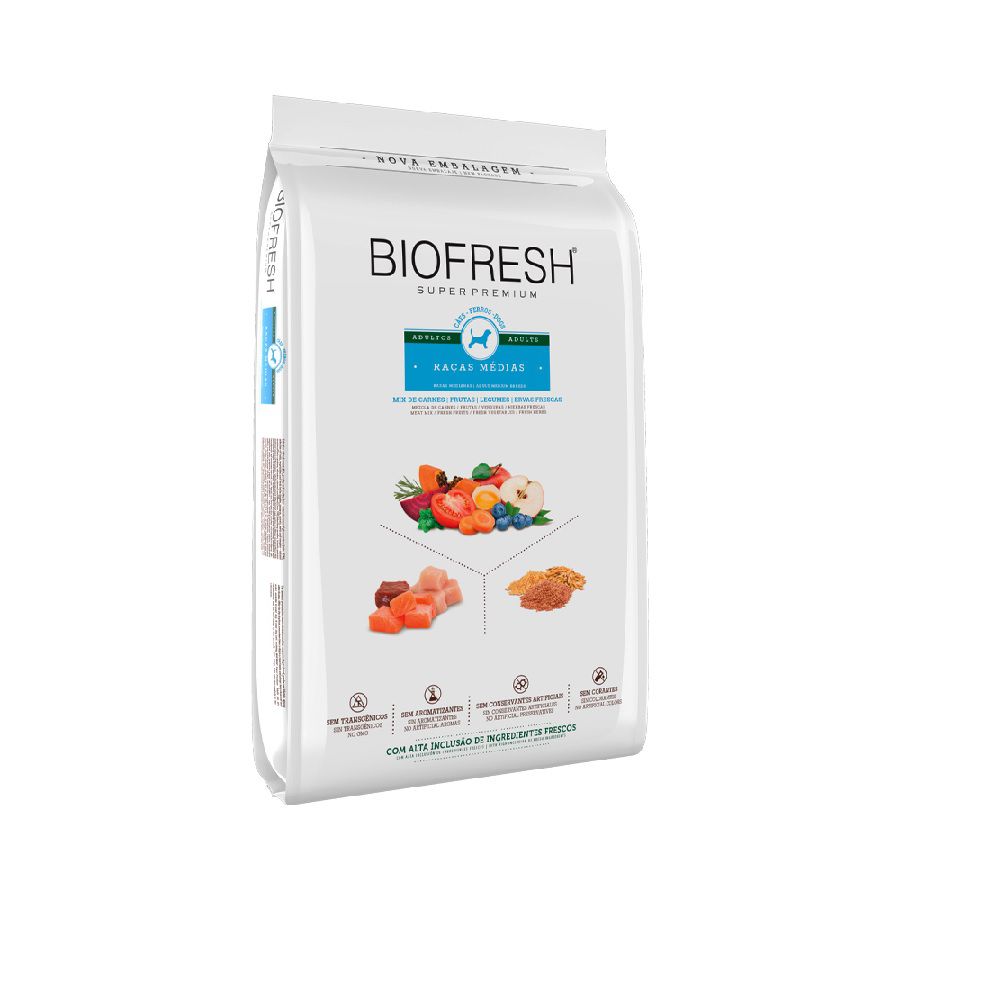 BIOFRESH ADULTO MED 10,1KG - A casa do seu PET
