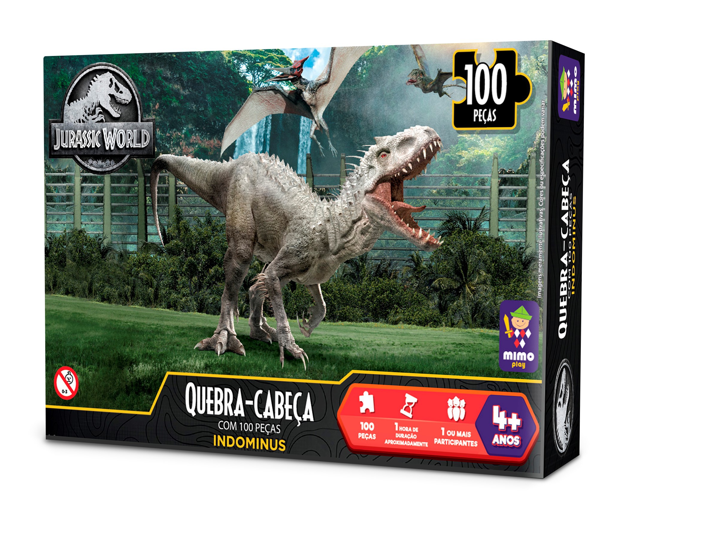 Jogo Dos Números Peças Grandes Jurassic World 2048 - Mimo - Outros Jogos -  Magazine Luiza