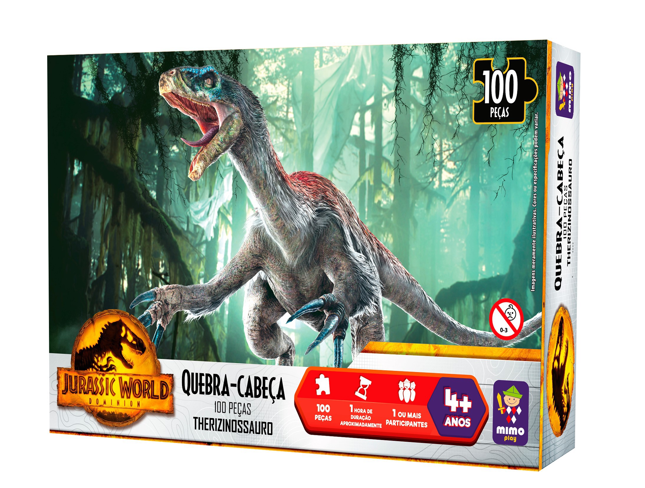 Jogo Quebra Cabeça Dinossauro Fúria Do T-Rex Jurassic World 200 Peças  Presente 2067 Mimo - Quebra-Cabeça - Magazine Luiza