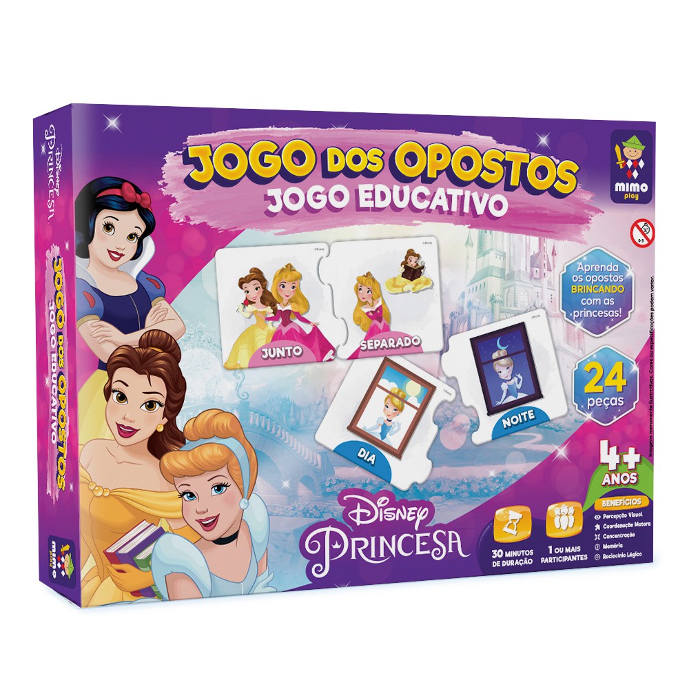 Jogo de Memória Princesas Disney - Toyster 2562 - Noy Brinquedos