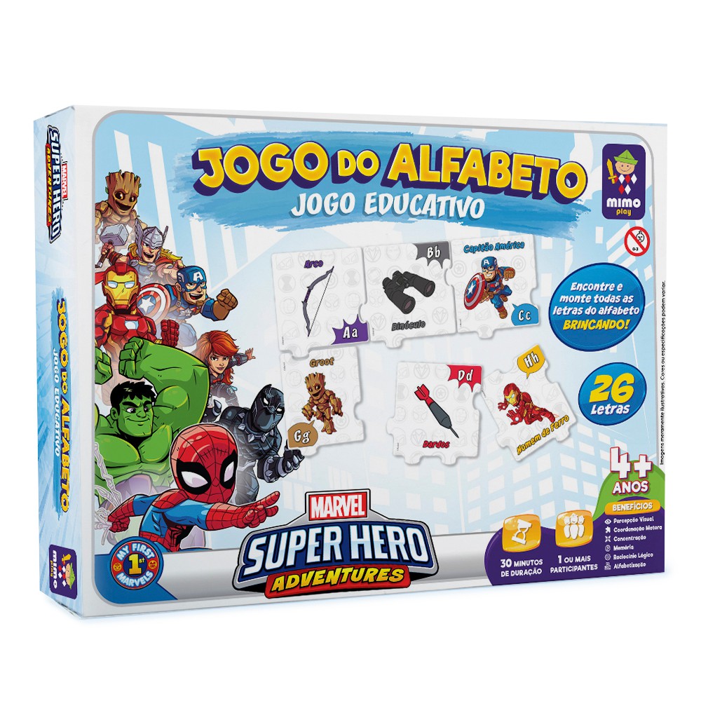 Jogo de Alfabetização Placa Alfabeto