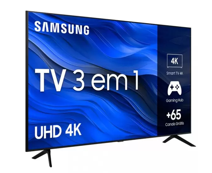 Tv 50P Samsung Crystal Smart 4K Comando Voz Un50cu7700gxzd - shopvieira.com