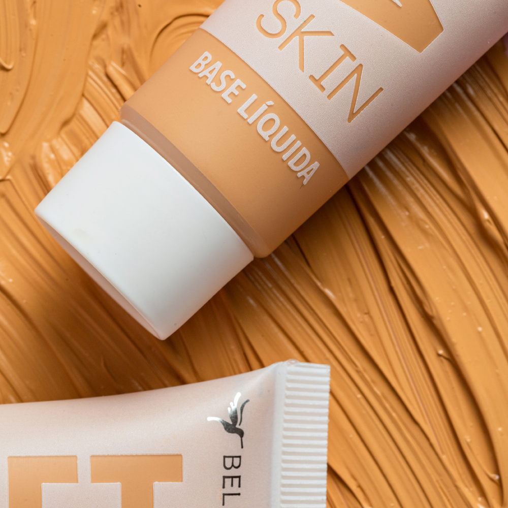 Base Líquida Velvet Skin Cores Médias - Bella Femme