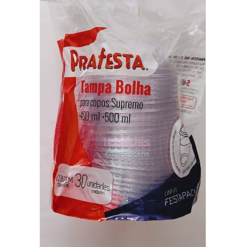 Copo Supremo Ml Tampa Bolha Sem Furo Prafesta Lebiluss Embalagens