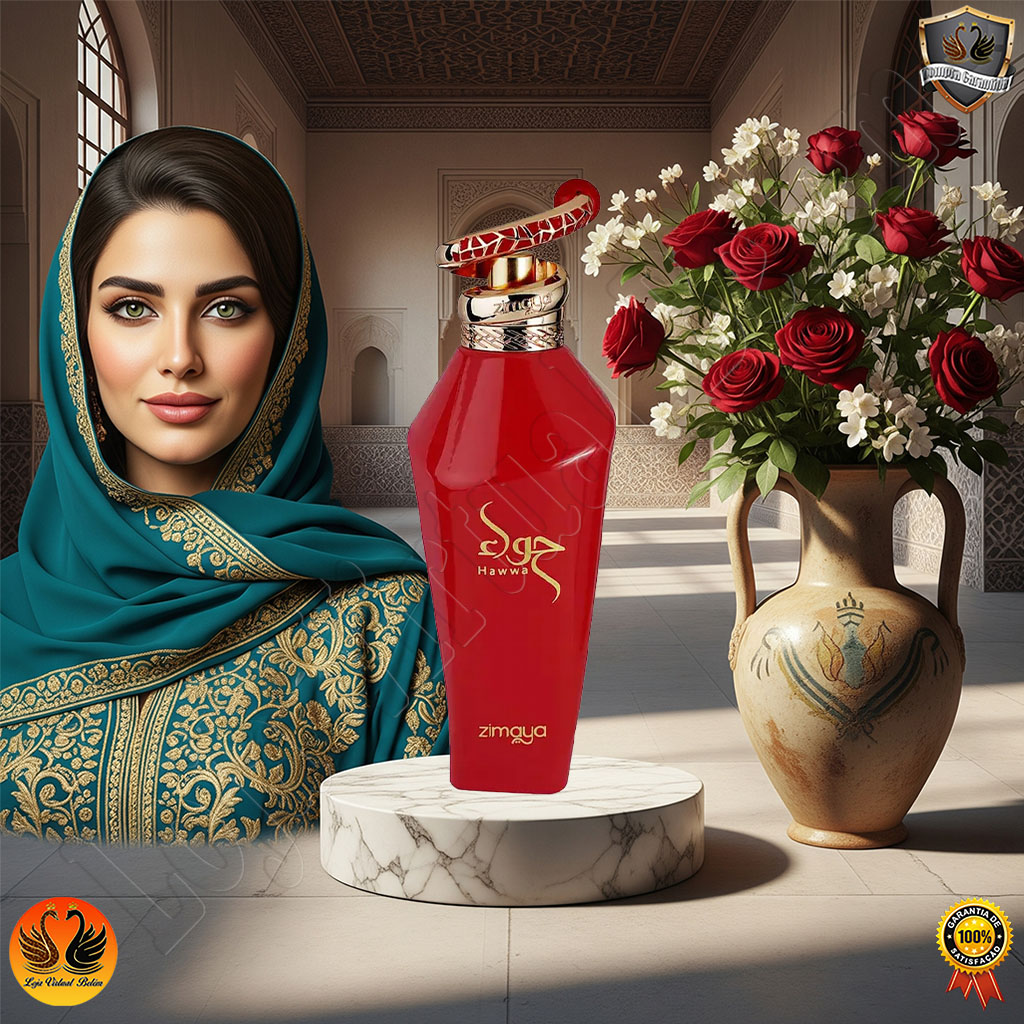 Perfume Árabe Zimaya Hawwa Red Eau de Parfum 100ml - lojavirtualbelem