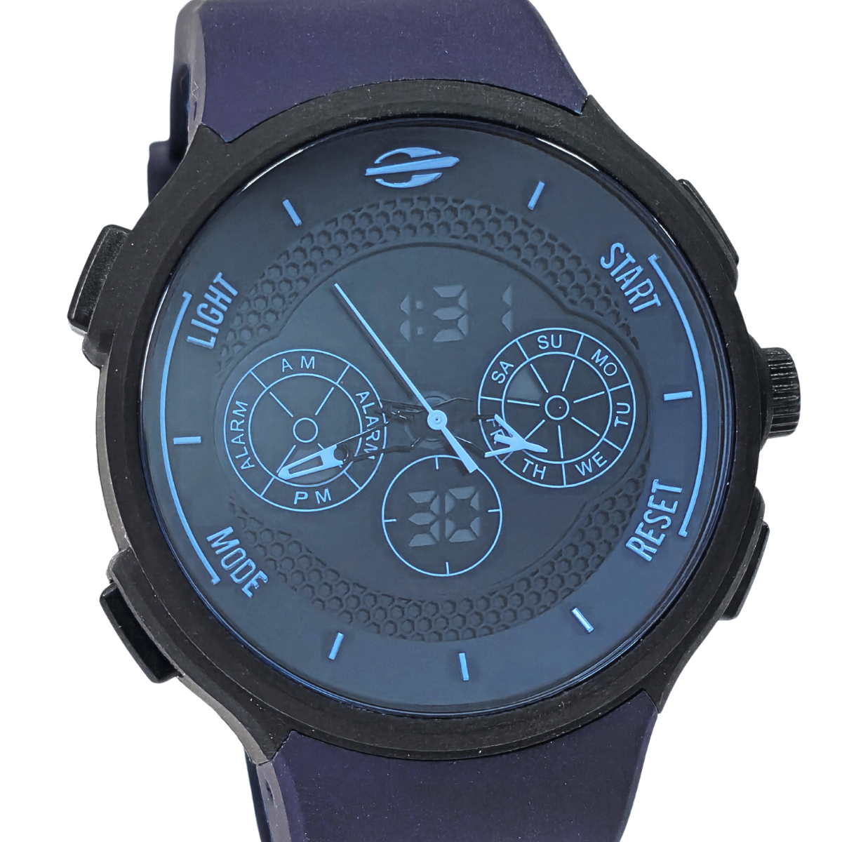 Relógio Mormaii Masculino Acqua Anadigi Azul MO1608B/8C - Relógios